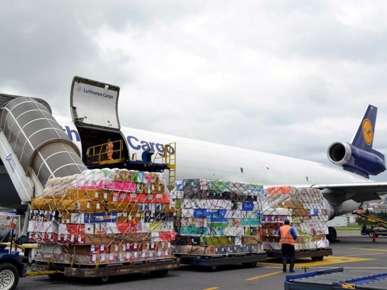 transporte de carga aérea