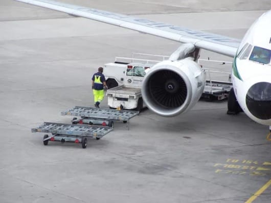 transporte de carga aerea
